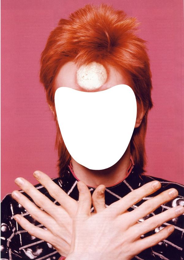 Ziggy Stardust Photo frame effect