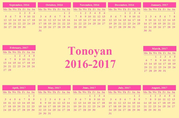 Tonoyan 2016-2017 Fotomontāža