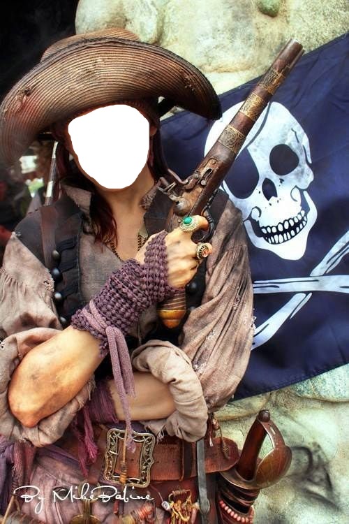 pirate drapeau Fotomontaža
