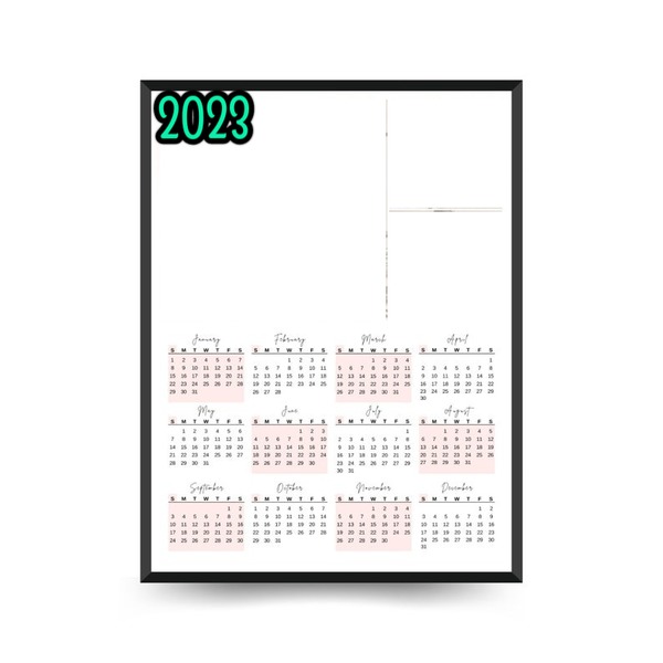 Calendar 2023 Montaje fotografico
