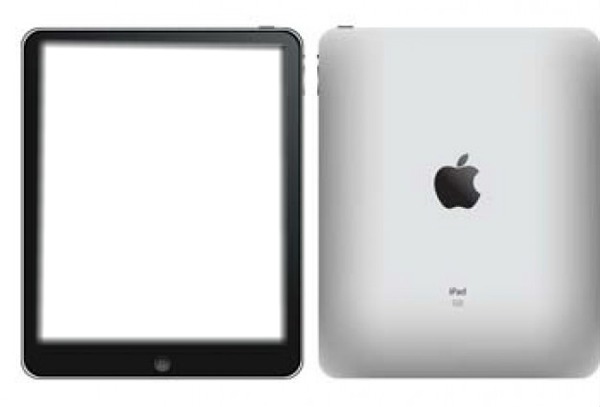 Tablet apple Fotomontage
