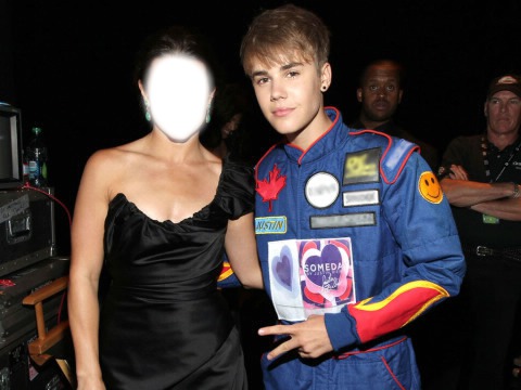 Vous et Justin Bieber Fotomontagem