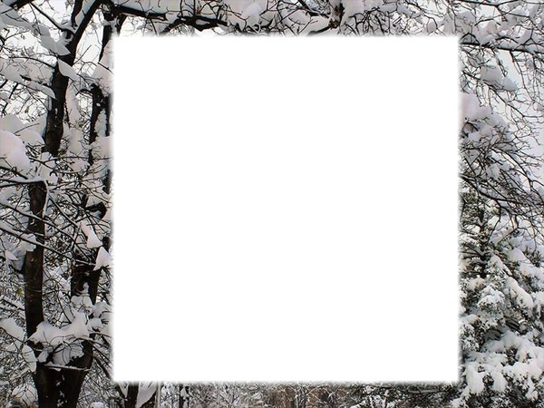 neige blanche Montaje fotografico