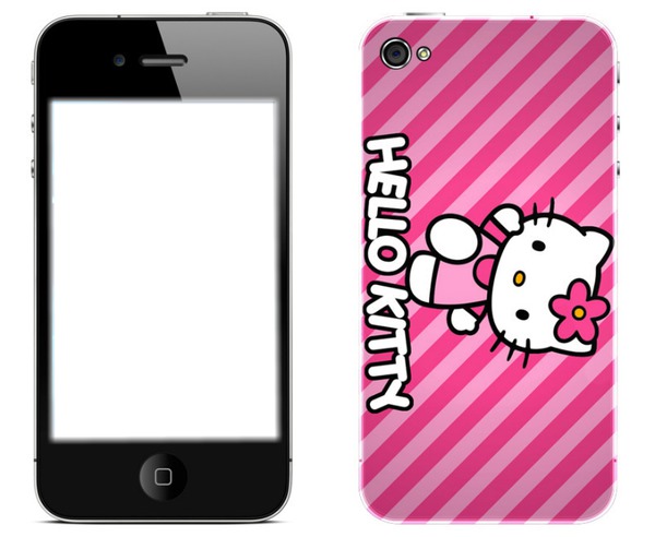 hello kitty pink Photo frame effect