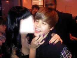 Kiss Justin Bieber Fotomontaggio