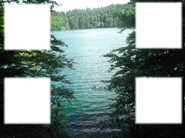 le lac Fotomontage