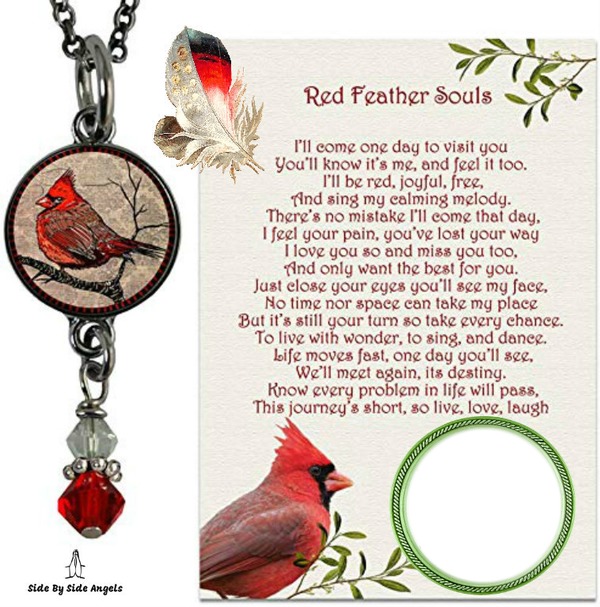 red feather souls Photo frame effect