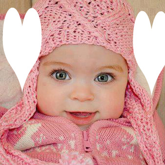 kalpli bebek foto montaj Fotomontage