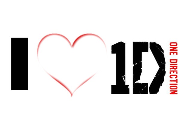 I ♥ One Direction Fotomontaż