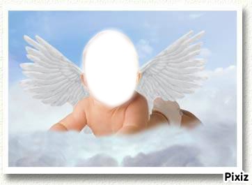ange gardien Photo frame effect