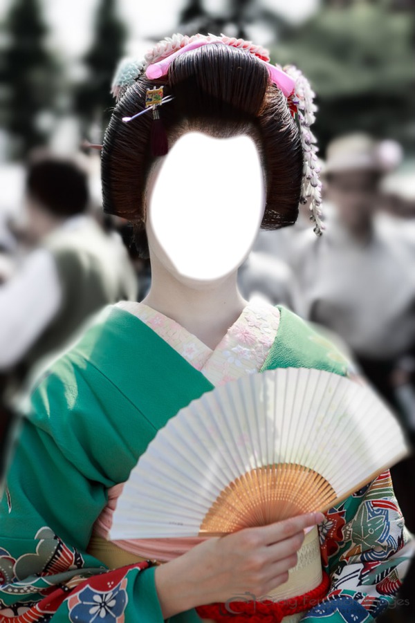 Geisha Fotomontáž