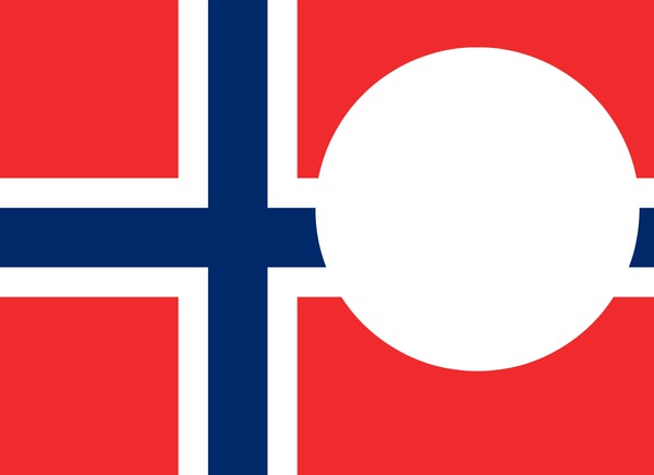 Norway flag Fotomontáž