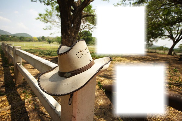 cowboy hat Fotomontaža