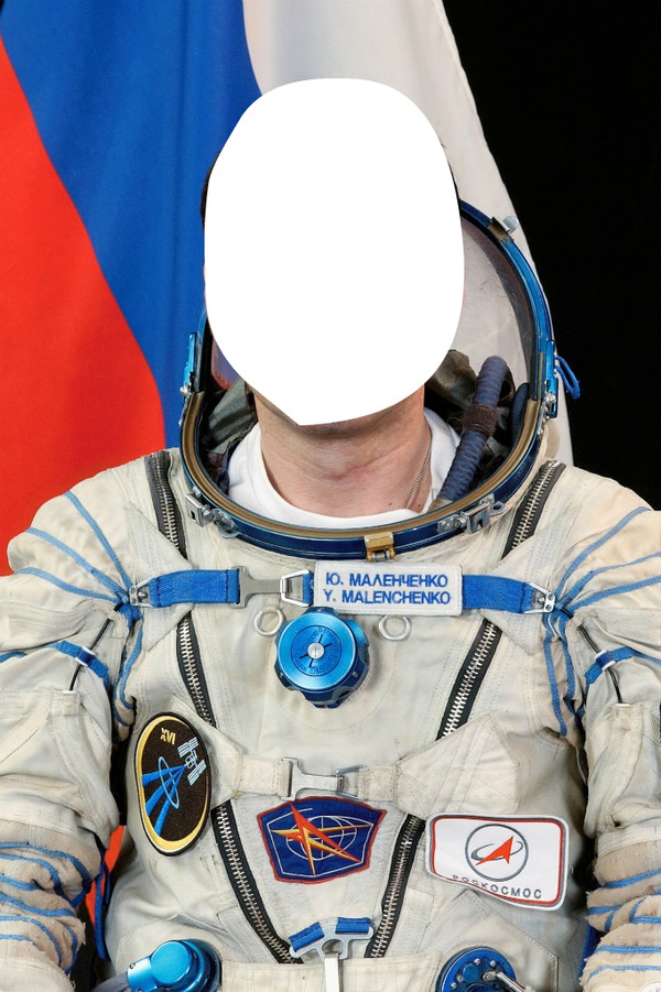 Cosmonaute フォトモンタージュ