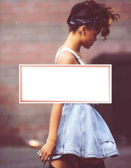 Rihanna Obey change Photo frame effect