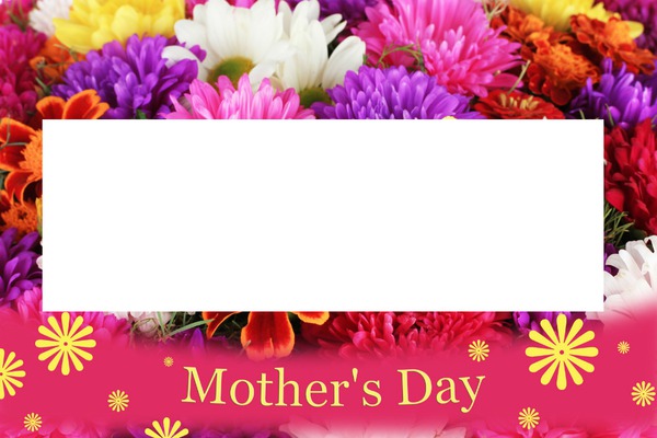hdh-mothers day flowers フォトモンタージュ