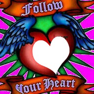 Follow your heart Fotomontáž