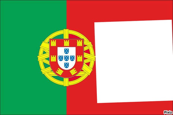 Drapeau du portugal Photo frame effect