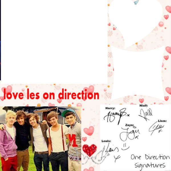 love les one direction Montage photo