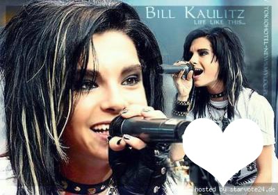 Tokio Hotel - Bill Kaulitz Photo frame effect