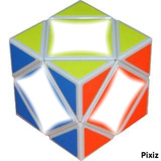cube avec couleur Fotomontáž