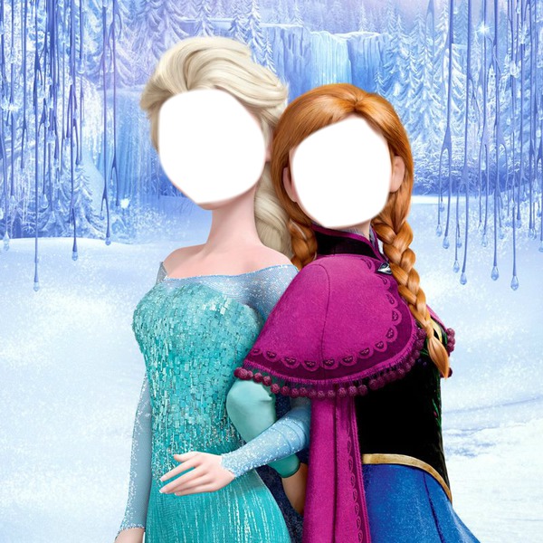 Elsa et Anna Fotomontaža