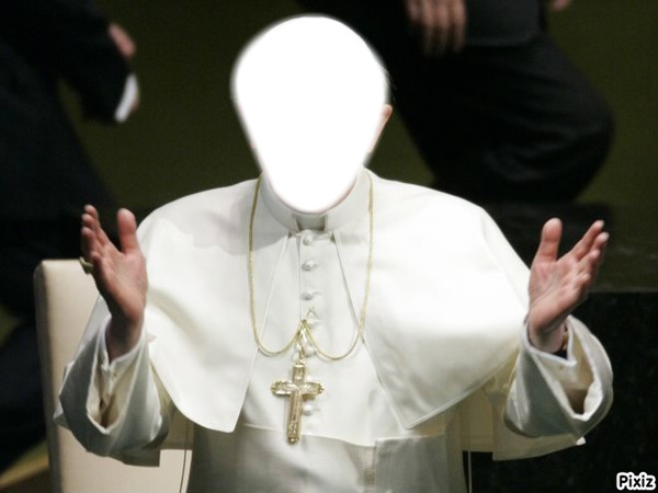 Papa Ratzinger Fotomontage
