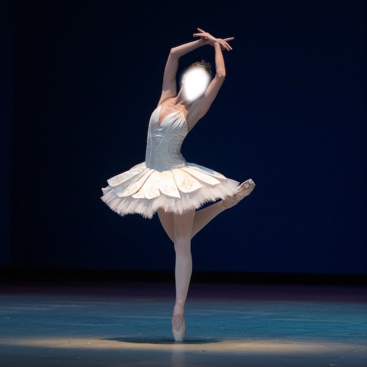 danseuse ballerine Photomontage
