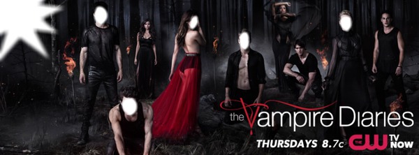 The Vampire Diaries Photo frame effect