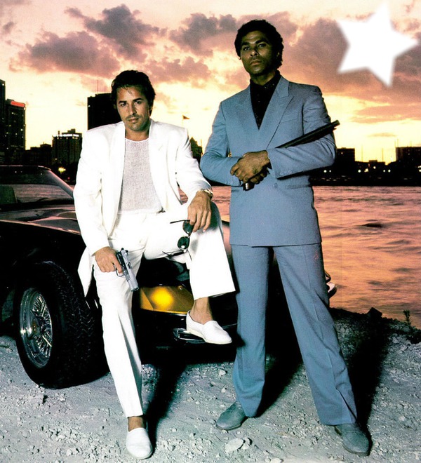 Miami Vice Фотомонтажа