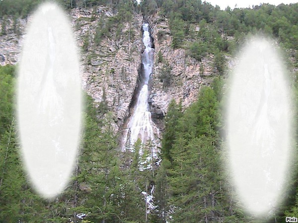 cascade Fotomontage