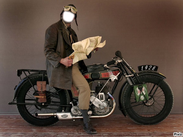 moto 1928 Fotomontage