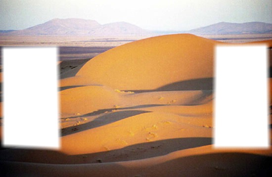 desert Photo frame effect