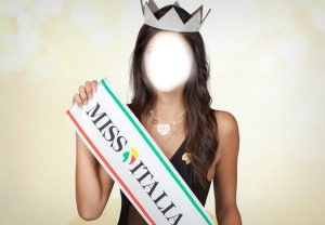 Miss Italie Photo frame effect