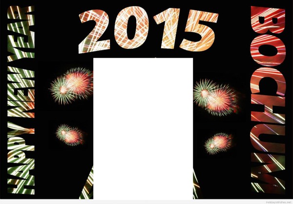 happy new year 2015 Montaje fotografico