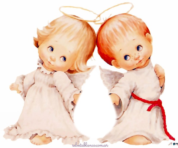 Two Little Angels Photo frame effect
