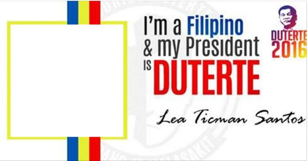Duterte 2016 Fotomontaggio