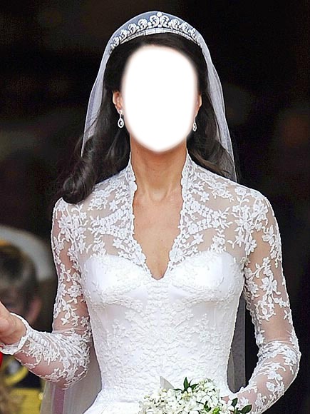 Robe De Mariage De Kate Middleton Photo frame effect