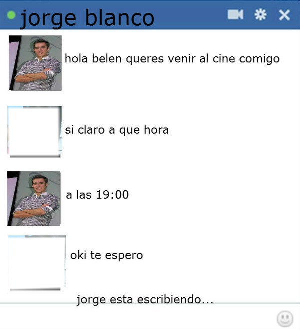 Chat Falso de Jorge:Leon Photo frame effect