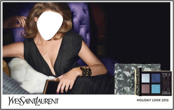 Yves Saint Laurent Holiday Look 2012 Advertising Fotomontage
