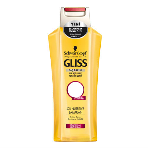 Gliss Oil Nutritive Shampoo Fotomontagem