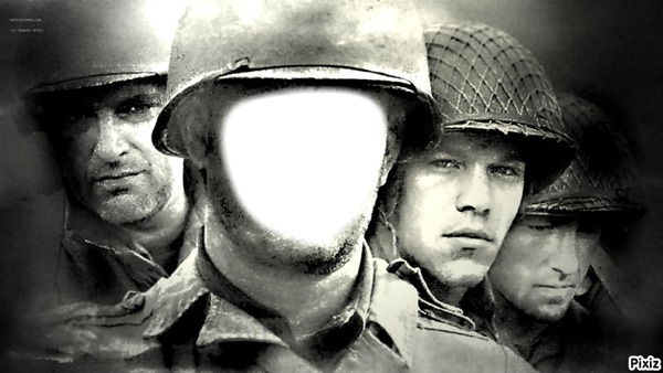 Soldat rian Fotomontasje