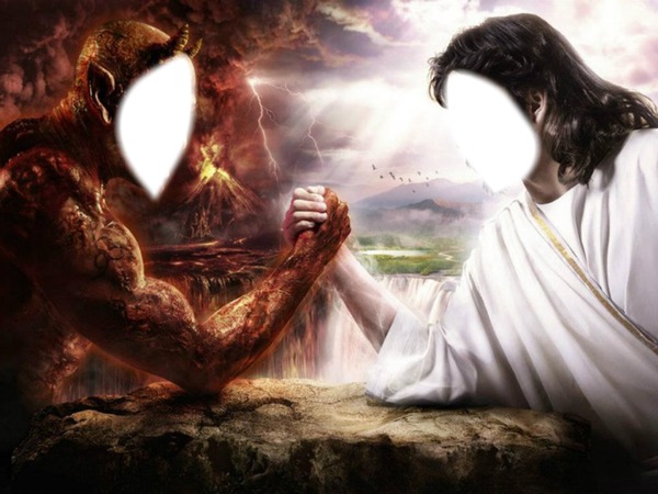 Diable et dieu Valokuvamontaasi