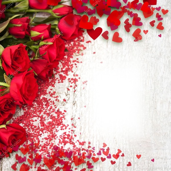 rózsa és szerelem Photo frame effect
