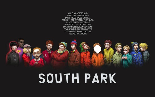 south park kenny Photo frame effect