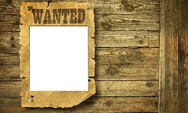 wanted Photo frame effect