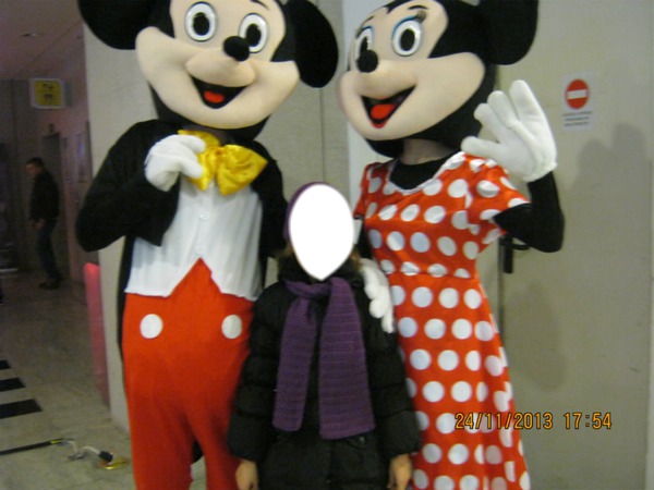 Mickie Mouse Fotomontažas