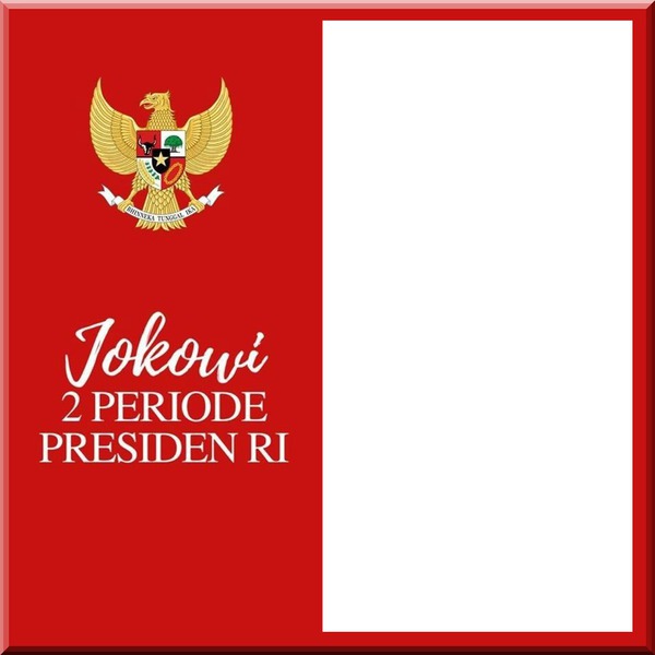 JOKOWI 2PERIODE by GNPP Photo frame effect