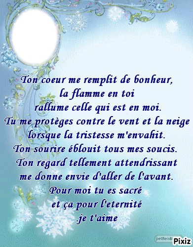 poeme d'amour Fotomontasje