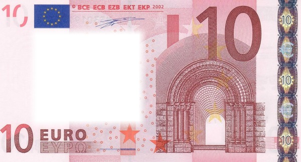 10 Euro フォトモンタージュ